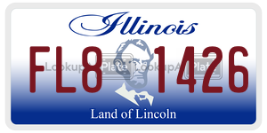 FL81426  license plate in IL