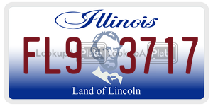 FL93717  license plate in IL