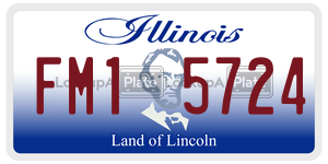 FM15724  license plate in IL