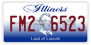 FM26523  license plate in IL
