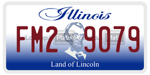 FM29079  license plate in IL