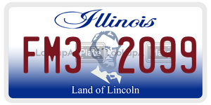 FM32099  license plate in IL