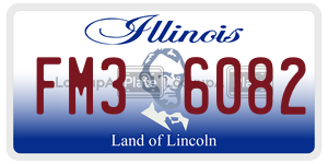 FM36082  license plate in IL