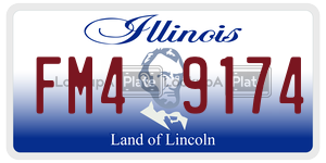 FM49174  license plate in IL