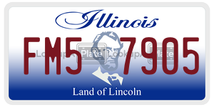 FM57905  license plate in IL