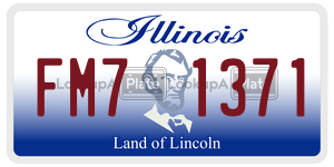 FM71371  license plate in IL