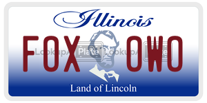 FOXOWO  license plate in IL