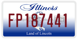 FP187441 license plate in Illinois