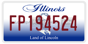 FP194524  license plate in IL