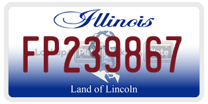 FP239867  license plate in IL