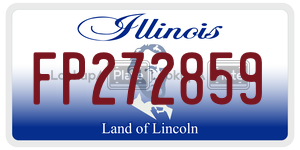 FP272859  license plate in IL