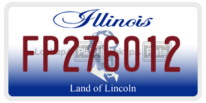 FP276012 license plate in Illinois