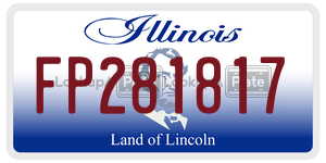 FP281817 license plate in Illinois