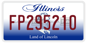 FP295210  license plate in IL