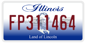 FP311464 license plate in Illinois