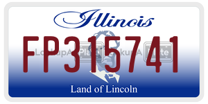 FP315741  license plate in IL