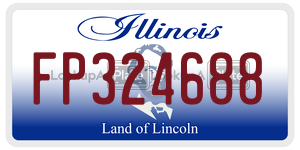 FP324688  license plate in IL