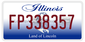 FP338357  license plate in IL