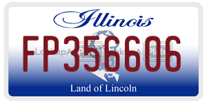 FP356606  license plate in IL
