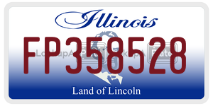 FP358528  license plate in IL