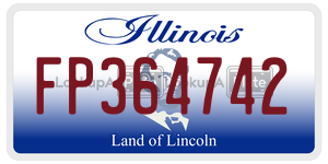 FP364742  license plate in IL