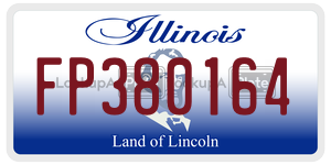 FP380164  license plate in IL
