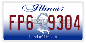 FP69304  license plate in IL