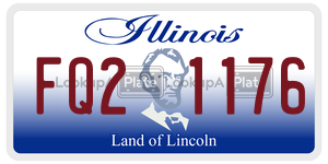 FQ21176  license plate in IL