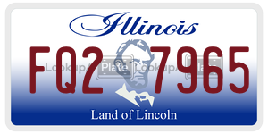 FQ27965  license plate in IL
