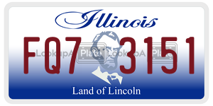 FQ73151  license plate in IL