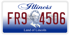 FR94506  license plate in IL