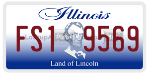 FS19569  license plate in IL