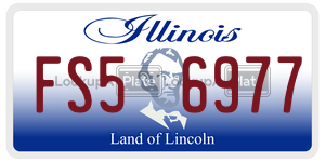 FS56977  license plate in IL