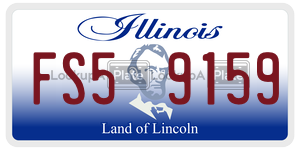 FS59159  license plate in IL