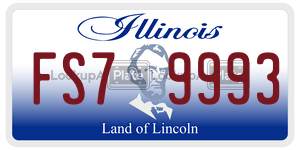FS79993  license plate in IL