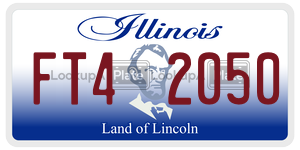 FT42050  license plate in IL