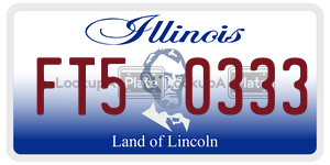 FT50333  license plate in IL
