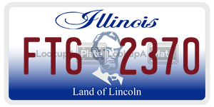FT62370  license plate in IL