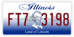FT73198  license plate in IL