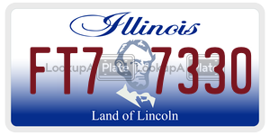 FT77330  license plate in IL