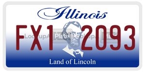 FX12093  license plate in IL