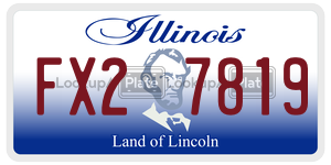 FX27819  license plate in IL