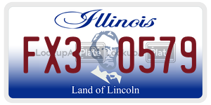 FX30579  license plate in IL