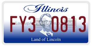 FY30813  license plate in IL
