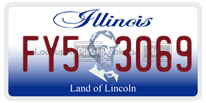 FY53069  license plate in IL