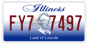 FY77497  license plate in IL