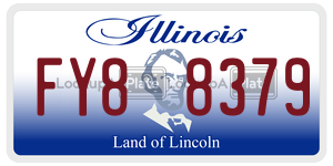 FY88379  license plate in IL