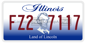 FZ27117  license plate in IL