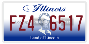 FZ46517 license plate in Illinois