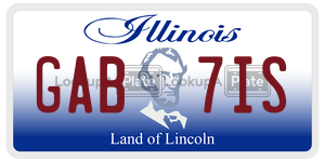 GAB7IS  license plate in IL